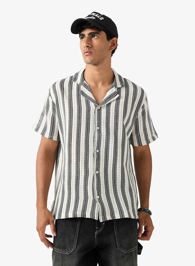 سفنتي فايف قميص كاجوال نصف كم